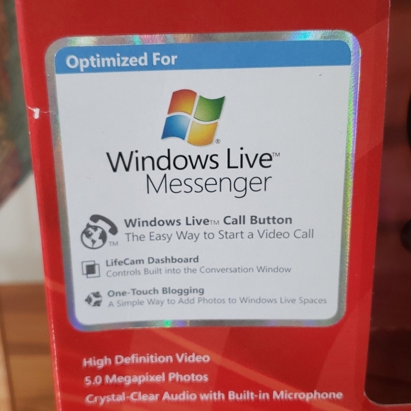 Microsoft window live messenger lifecam vx 600 - Picture 2 of 13